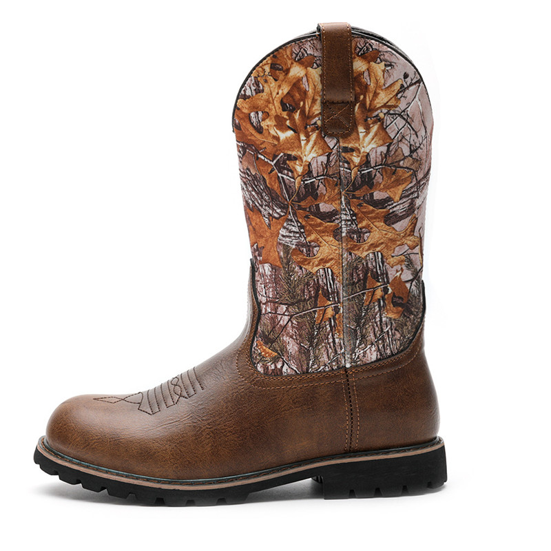 Vintage Fashion Mens - Botas Masculinas Tamanho Grande 48, Clássicas,