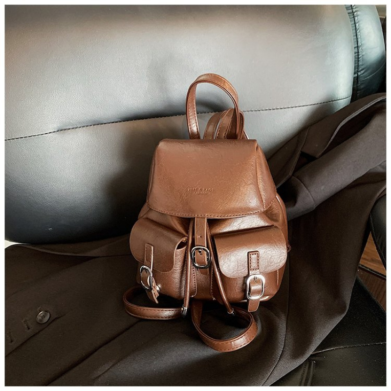 Vintage Fashion In Paris - Bolsa de ombro feminina de couro