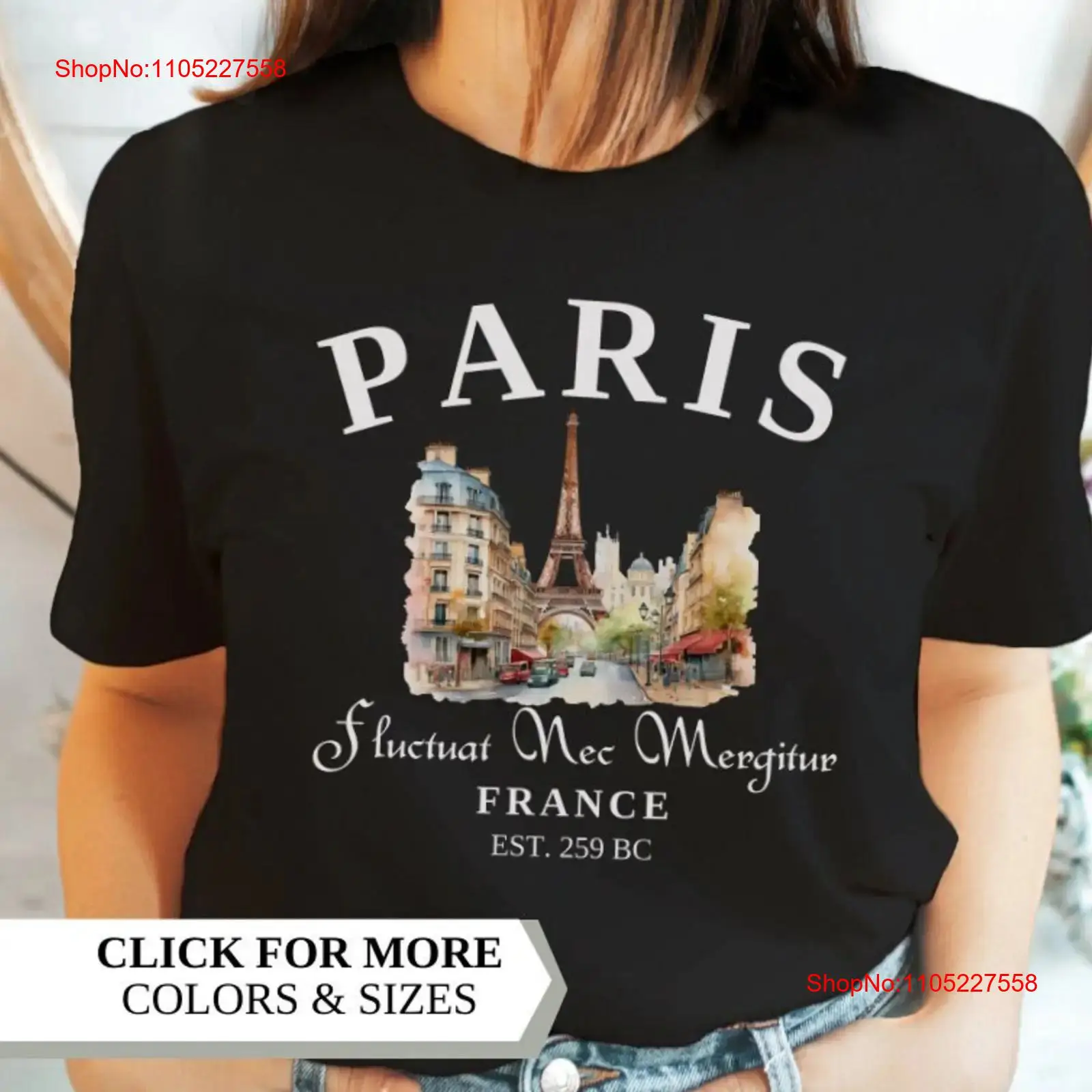 Vintage Fashion In Paris - Camiseta Paris França Viagem Vintage Férias