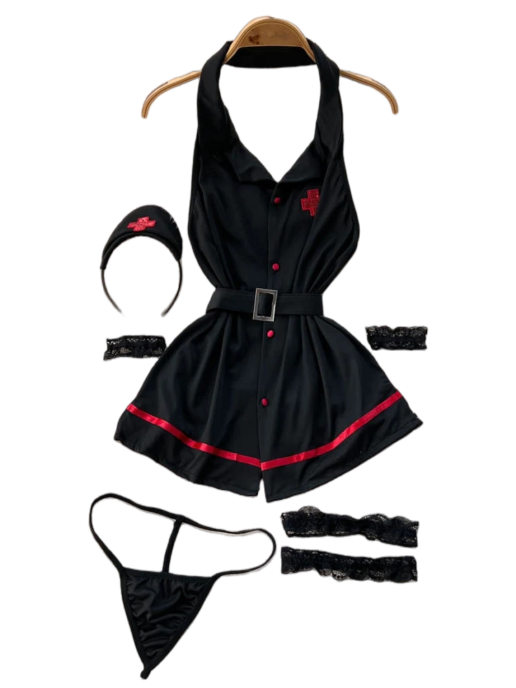 Vintage Fashion For Women - Vestido de Lingerie Sensual Erótica com