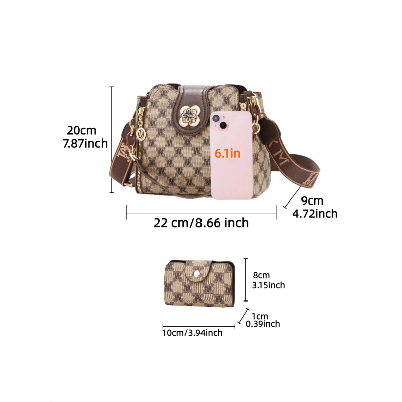 Bolsa de ombro vintage com est - Vintage Fashion For Women avaliação e preço