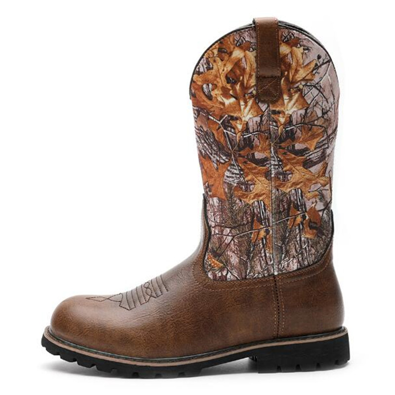 Botas de cowboy masculinas gót - Vintage Fashion Mens avaliação e preço
