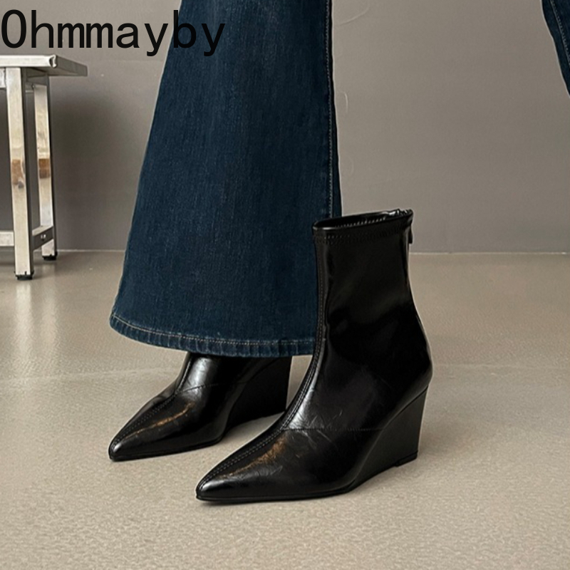 Outono inverno vintage weges s - Vintage Fashion Style Female avaliação e preço