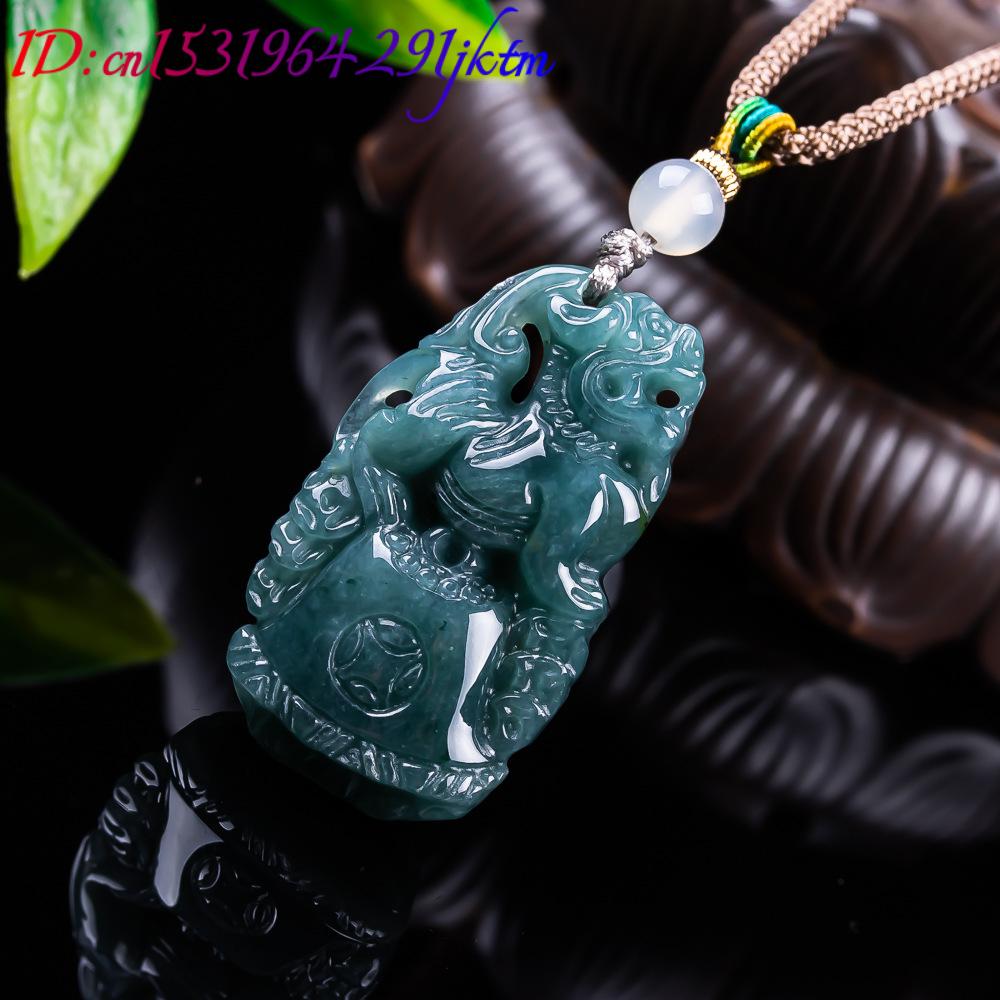 Pingente Pixiu de Jadeíta Birm - Vintage Fashion Accessories avaliação e preço