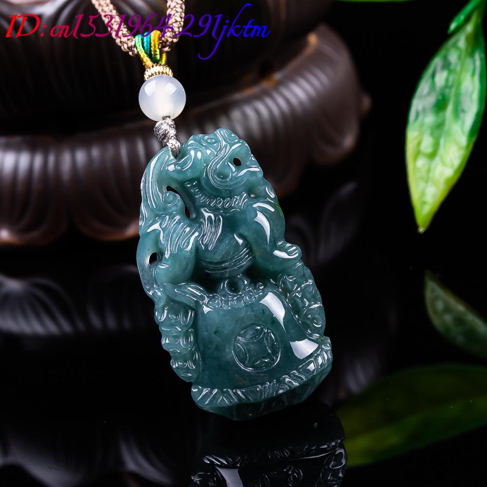 Pingente Pixiu de Jadeíta Birm - Vintage Fashion Accessories avaliação e preço