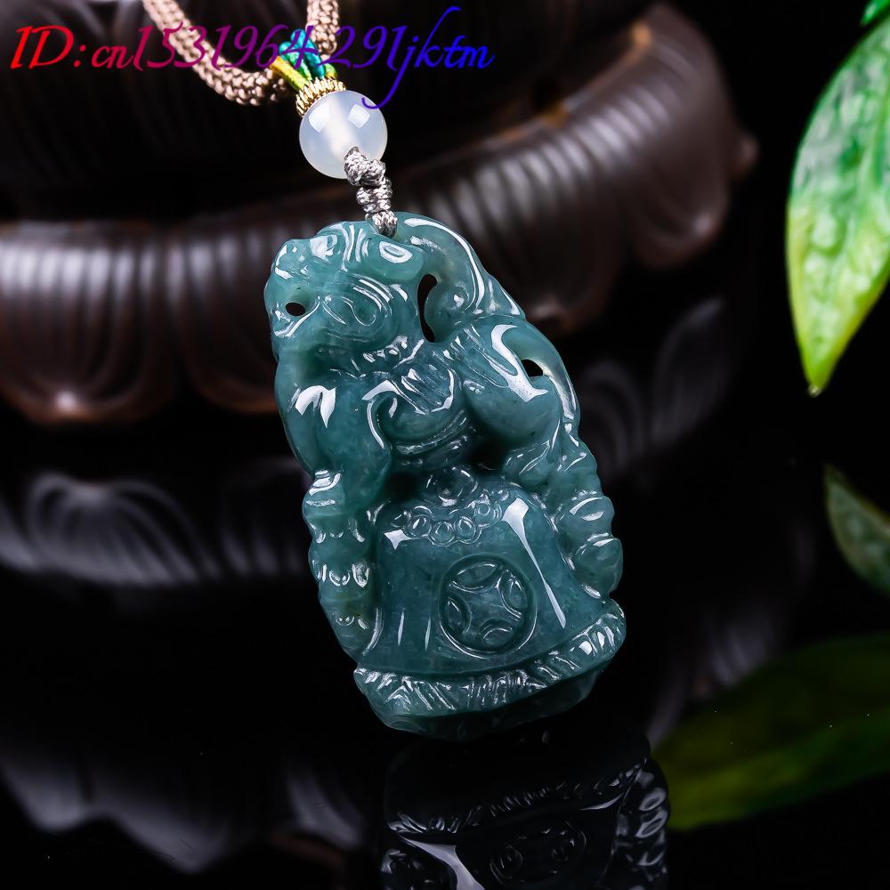 Pingente Pixiu de Jadeíta Birm - Vintage Fashion Accessories avaliação e preço