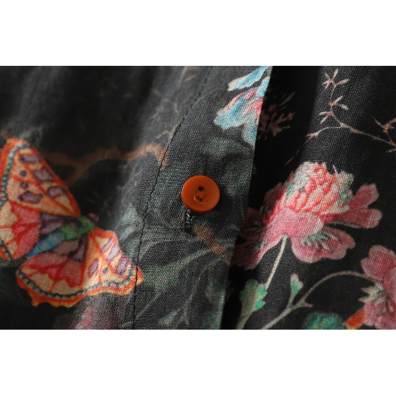 Primavera nova moda vintage fl - Vintage Fashion Style Female avaliação e preço
