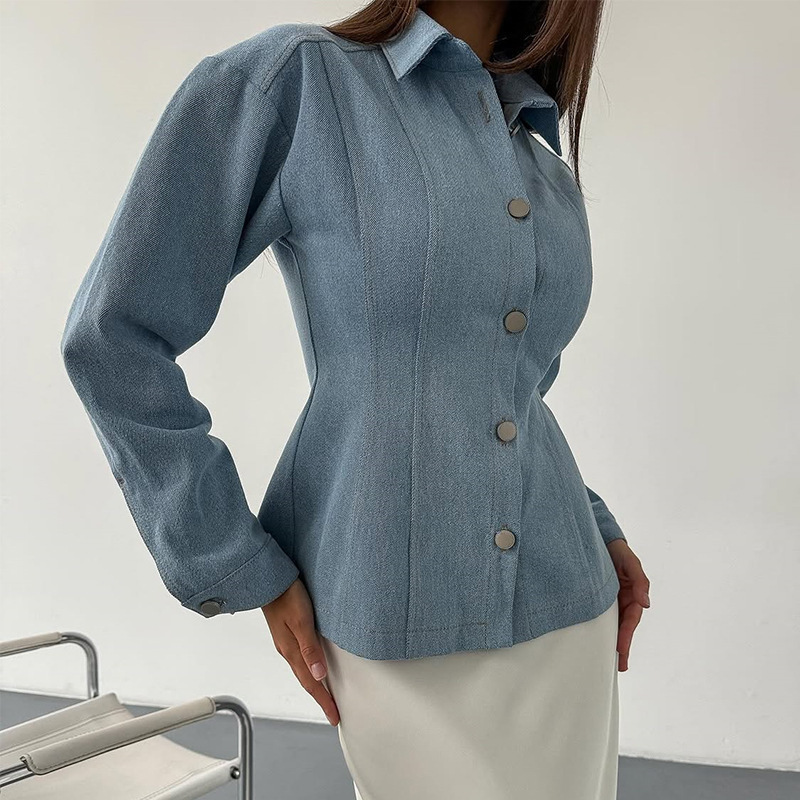 Camisa Jeans Vintage KT para M - Vintage Fashion For Women avaliação e preço