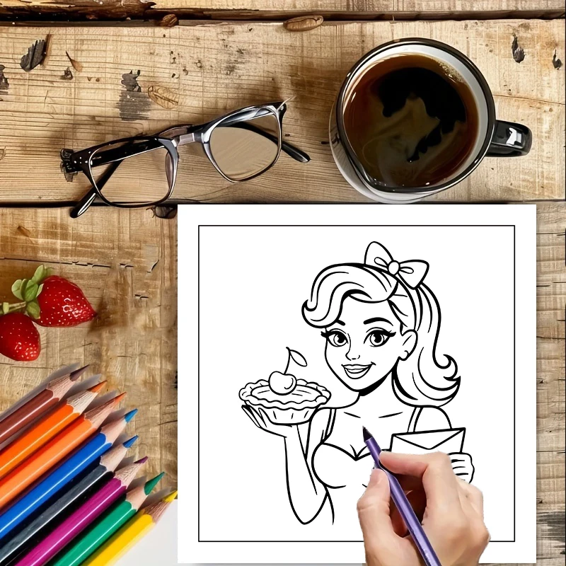 Livro de Colorir Vintage para  - Vintage Fashion Coloring Book avaliação e preço