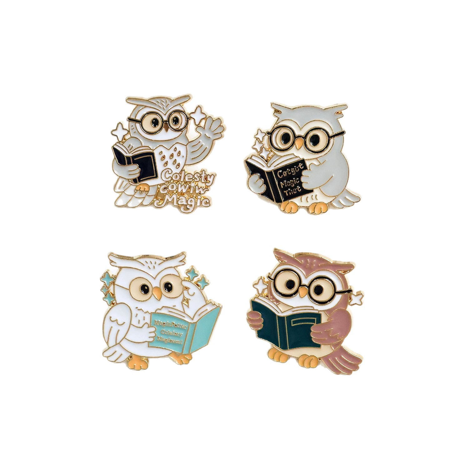 Broches vintage de coruja e li - Vintage Fashion Coloring Book avaliação e preço