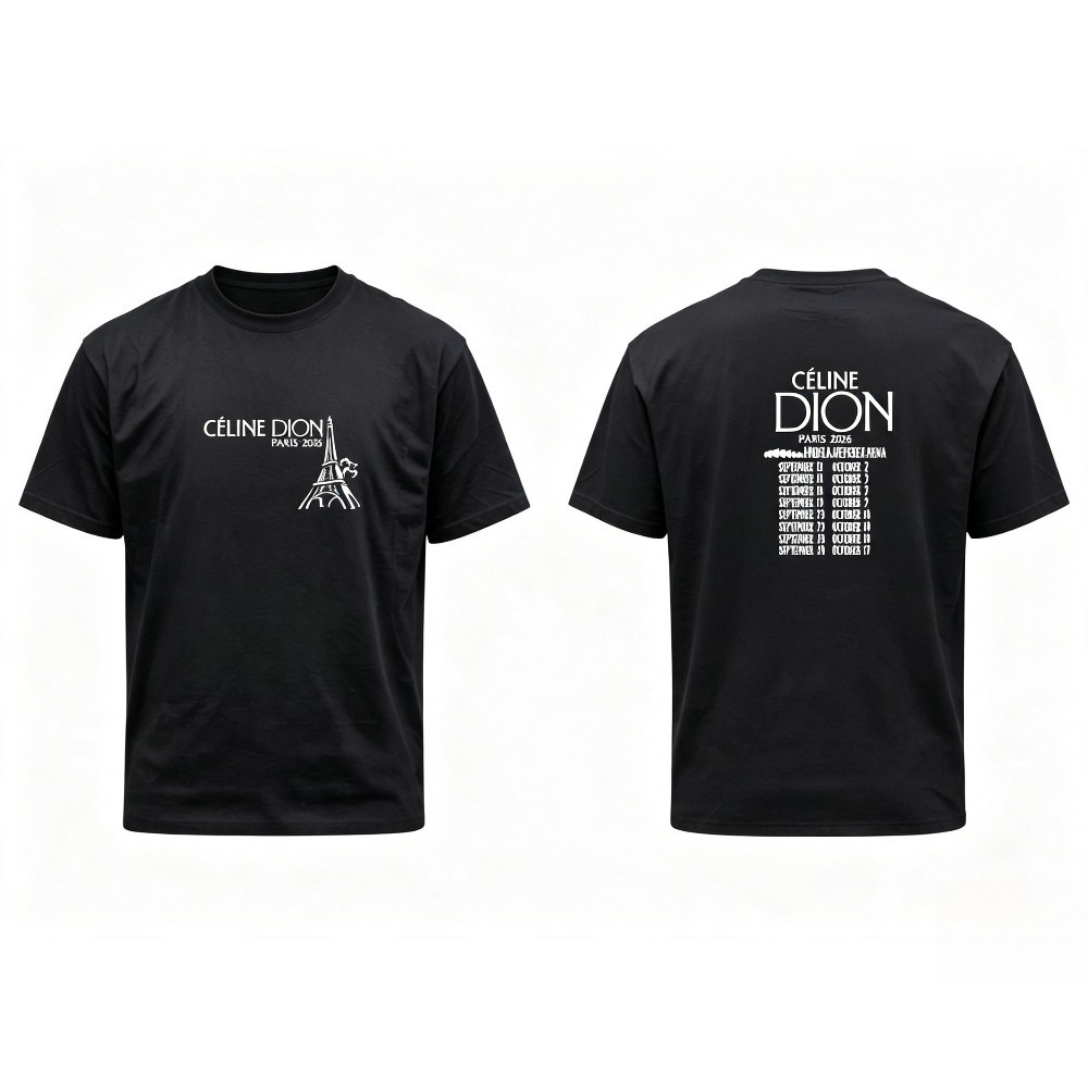 Camiseta Celine Dion Paris 202 - Vintage Fashion In Paris avaliação e preço