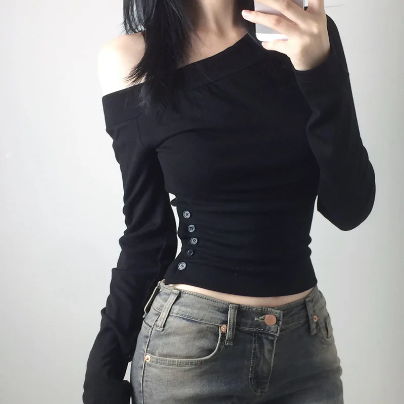 Camiseta Vintage Y2K com Botõe - Vintage Fashion For Women avaliação e preço