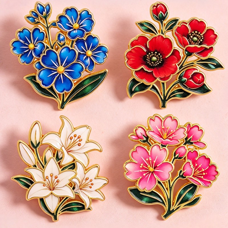 Broche Esmaltado Vintage Fofo  - Vintage Victorian Fashion avaliação e preço