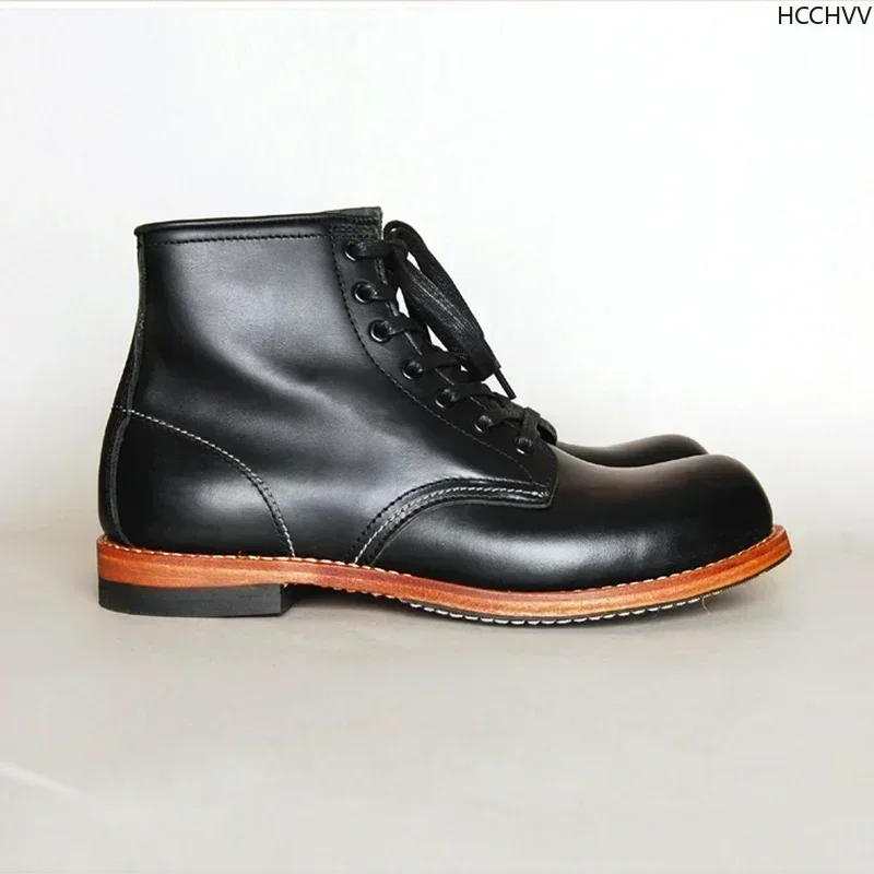 Botas masculinas vintage de co - Vintage Fashion Mens avaliação e preço