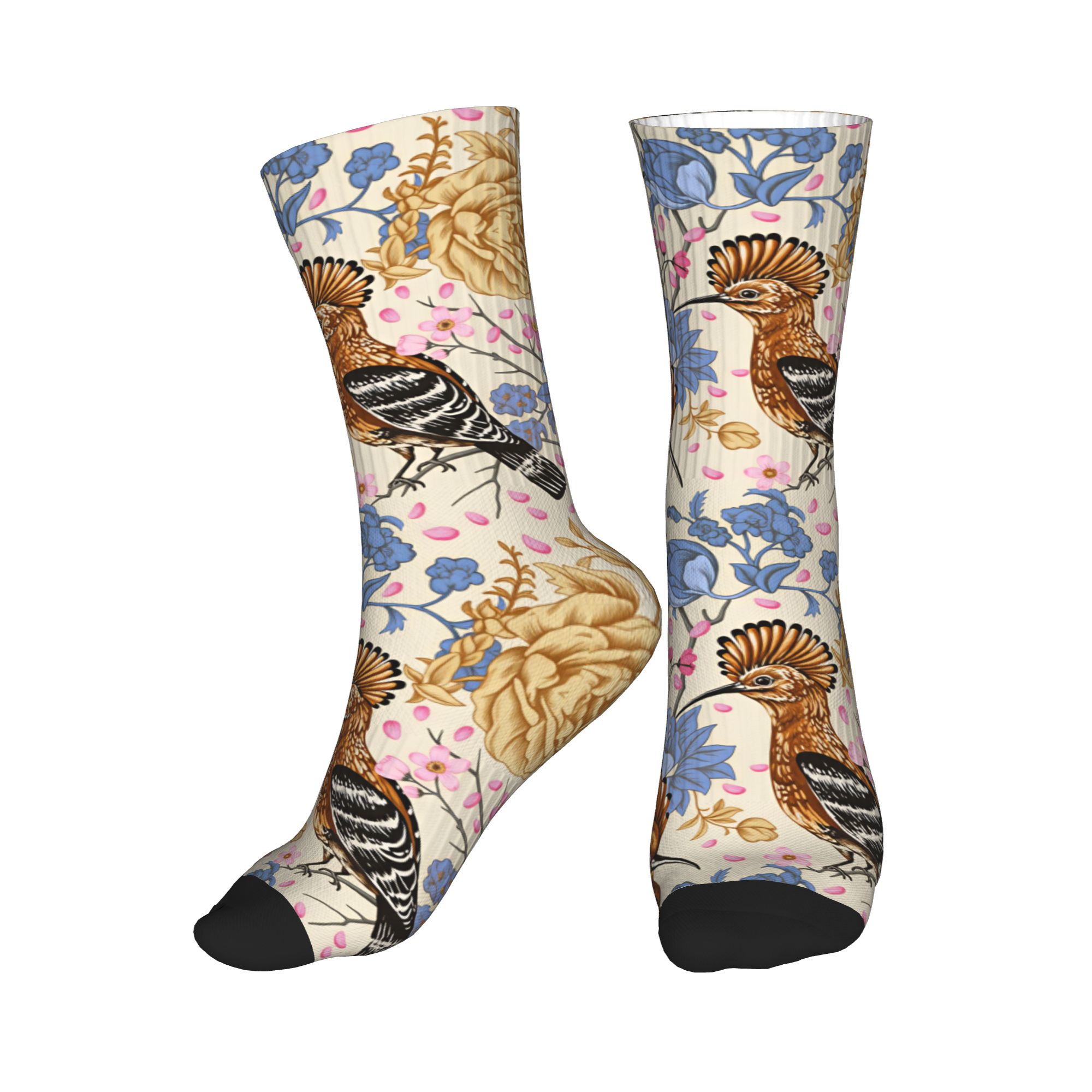 Hoopoe Bird Blue Peony Vintage - Vintage Fashion Mens avaliação e preço