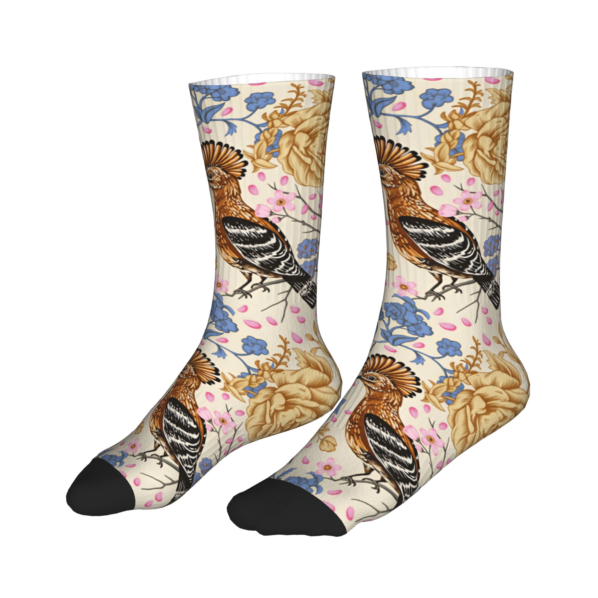 Hoopoe Bird Blue Peony Vintage - Vintage Fashion Mens avaliação e preço
